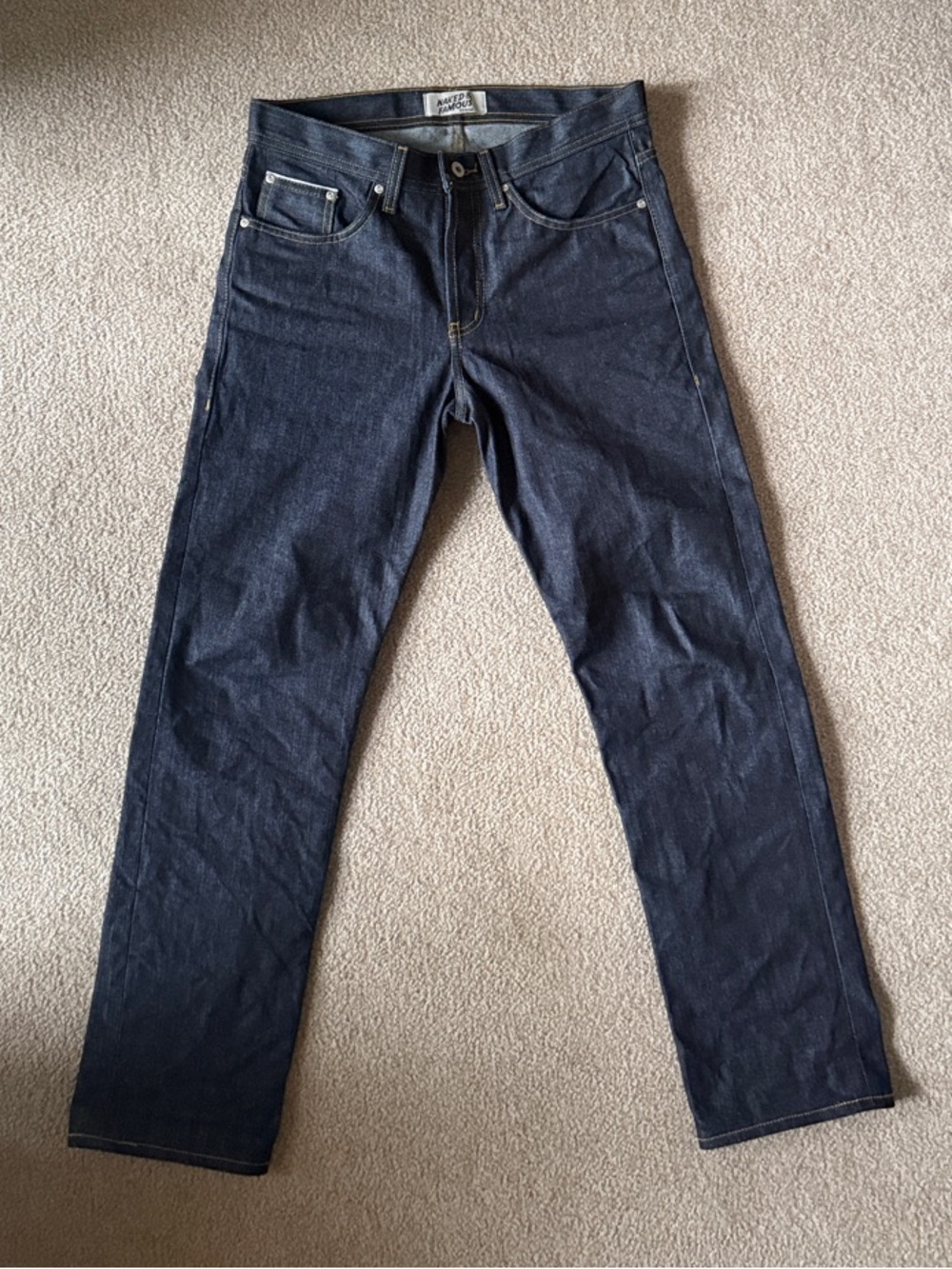 Naked & Famous WeirdGuy Left Hand Twill Straight Jeans